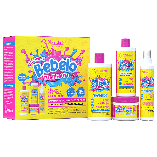 KIT BEBELO TUTTI FRUTTI 4 ITENS BIO INSTINTO