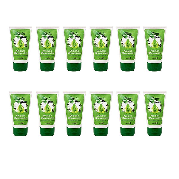 Pomada Massageadora TODA ALOE - 12 unidades