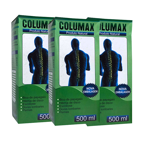 Columax   kit  com  3  unidades de 500 ml  cada