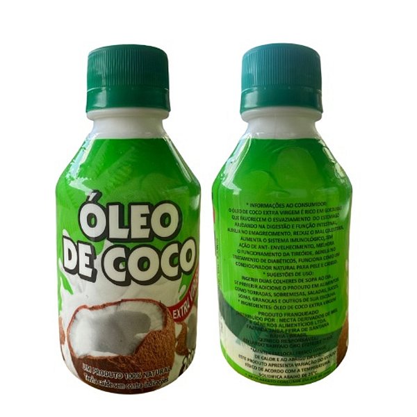 Óleo de Coco Extra Virgem 200 ml Nectamel