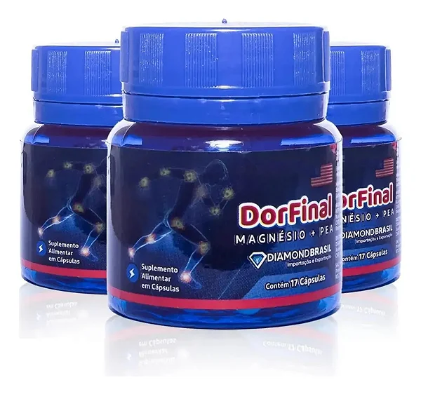 Dor Final Pea + Magnesio 17 Capsulas - 3 FRASCOS