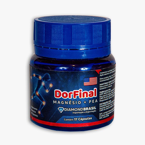 Dor Final Pea + Magnesio 17 Capsulas - 3 FRASCOS