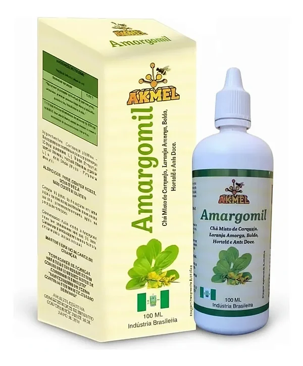 Chá Natural Líquido Amargomil Akmel 100 Ml