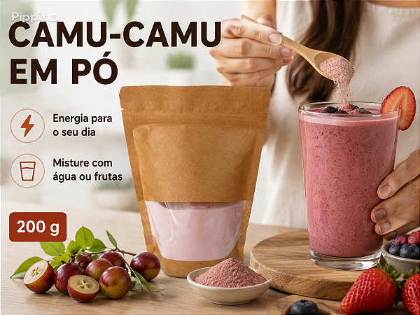 Camu Camu Puro - Pacote de 200g