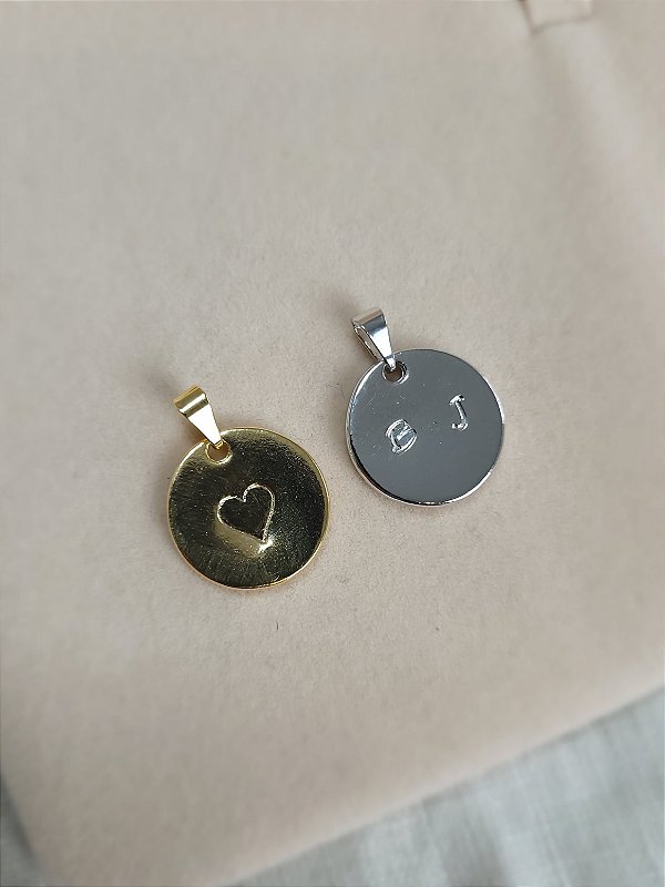 Pingente personalizado com letras