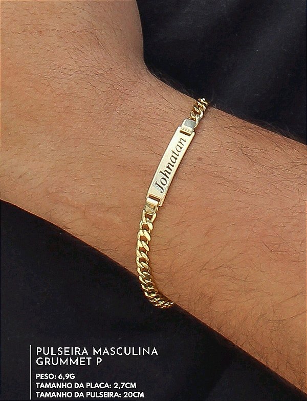 Pulseira Masculina Personalizado
