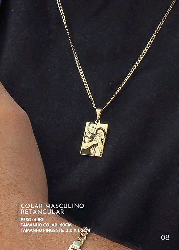 Colar masculino Personalizado