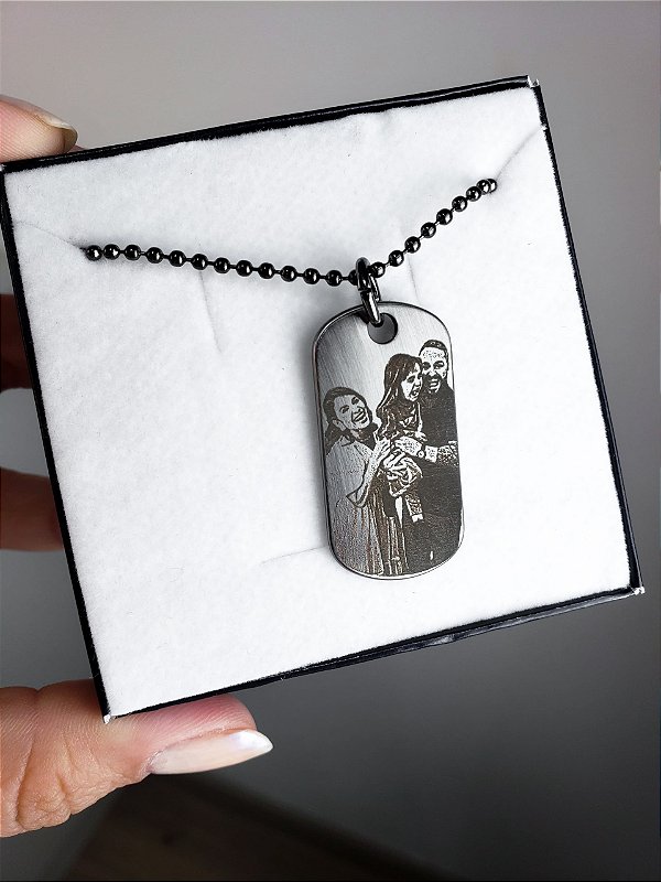 Colar Aço Personalizado
