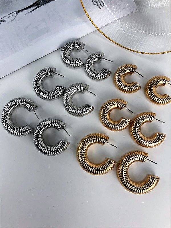 Argola Trabalhada P, M e G