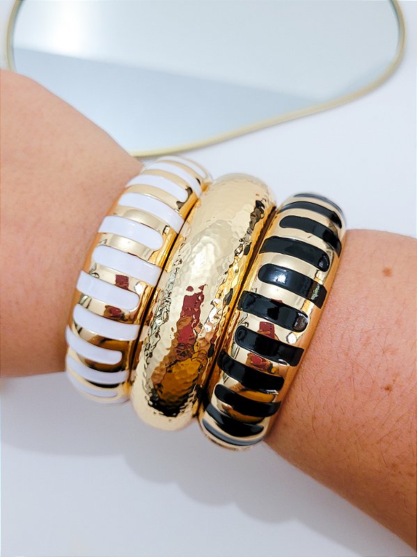 Bracelete Esmaltado Colorido