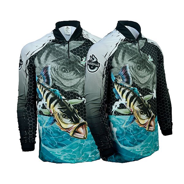 Camisas de Pesca Kaapuã Proteção UV 50+, Conforto, Proteção e