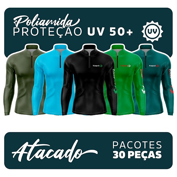 Kit - Combo de Camisas - Camisetas Lisas de Poliamida