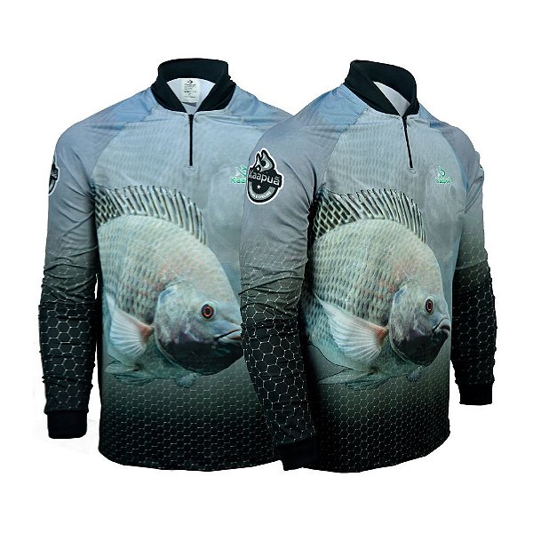 Camisa De Pesca Tilápia Kaapuã Proteção Uv 50+ Kaa14 - loja e-commerce  especializada em roupas e acessórios para pescadores