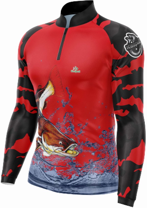 Camisa De Pesca Proteção Uv 50+ Kaa46 Kaapuã