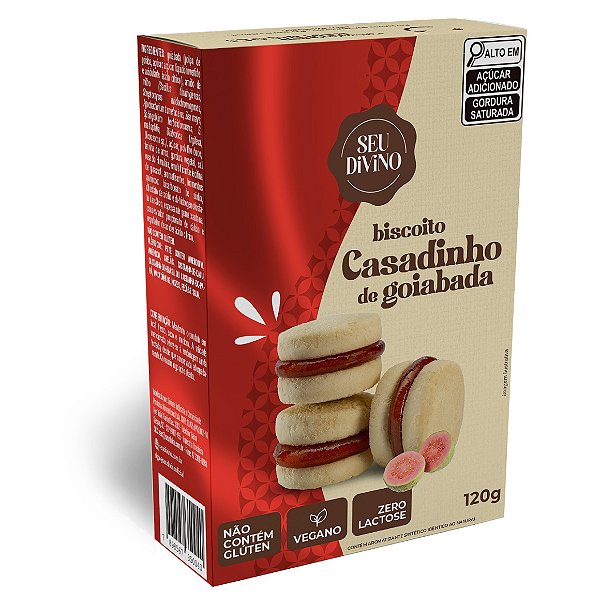 Casadinho de Goiabada 120g - Vegano, Sem Glúten e Lactose