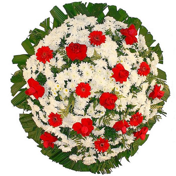 E - Coroa de Flores para Velório Condolências