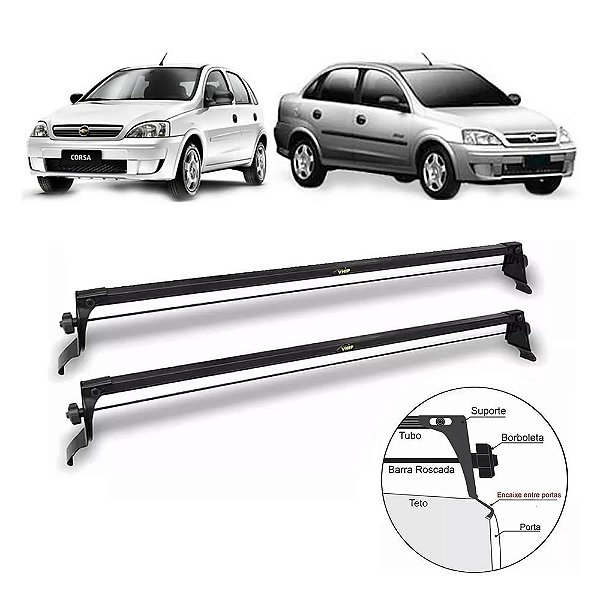 Rack de Teto Corsa Premium Joy Maxx Sedan Hatch Novo Vhip