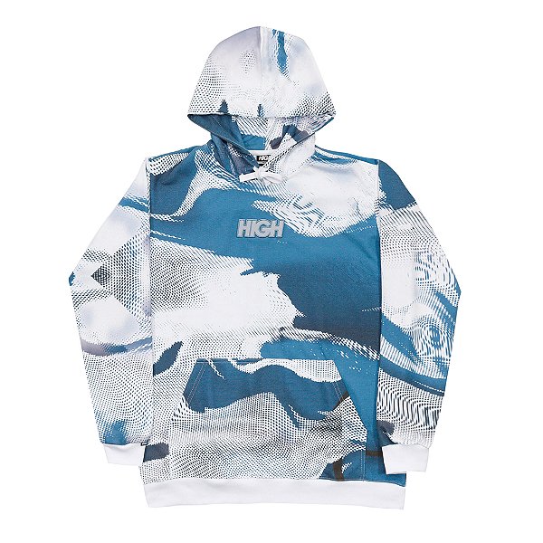 Blusa High Company - Melt Hoodie Logo Blue