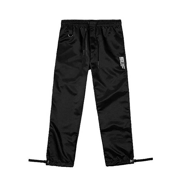 Calça Sufgang - Sufgang Suf Patch Nylon Pants Preta