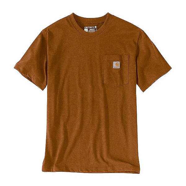 Camiseta Carhartt HVY PCKT Brown AlfaMarcas