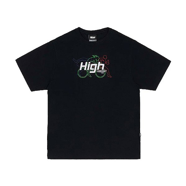 Camiseta High Company - Tee Thriatlon Preta