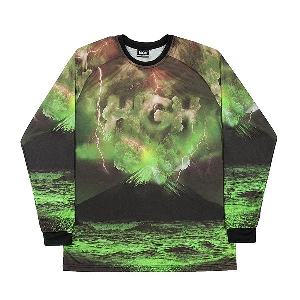Camiseta High Company - Manga Long Jersey Disaster - Green