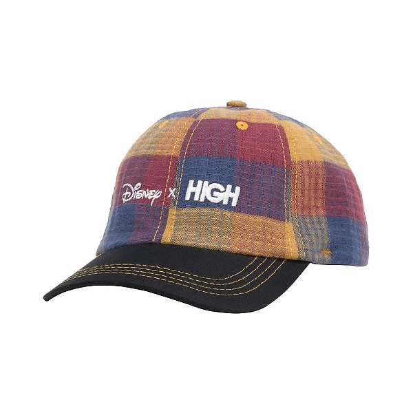 Boné High "Plaid Polo Disney" Vermelho