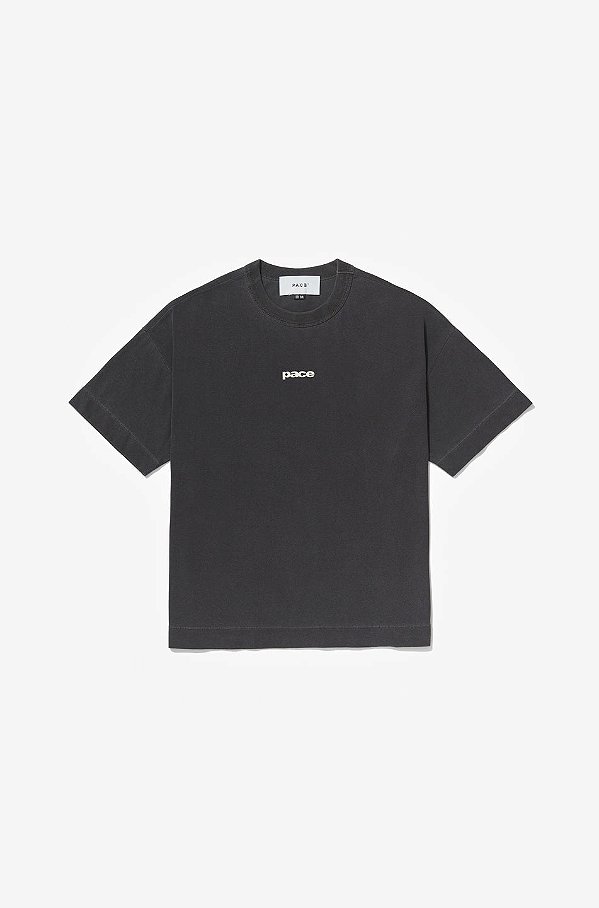 Camiseta Pace - Chladni Oversized Tee Stone Washed Black