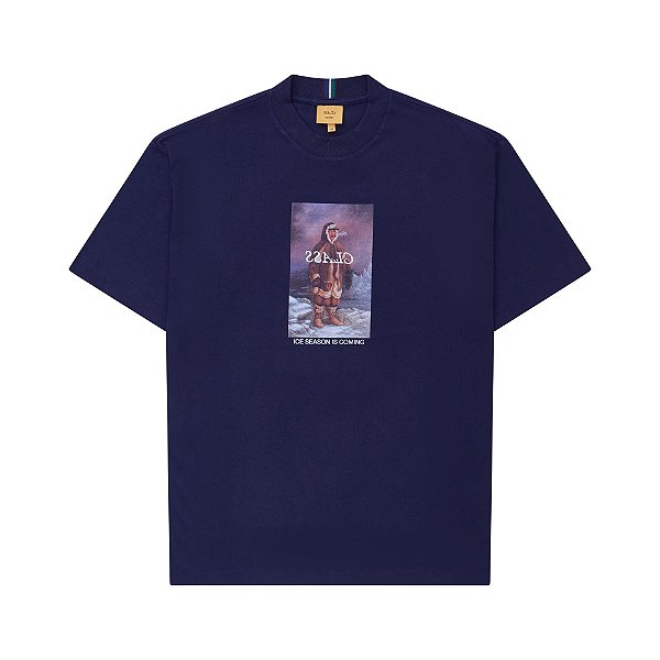 Camiseta Class - "Ice" Azul Marinho