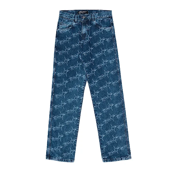 Calça Jeans Sufgang - Pants Monogram Sufstar Jeans Azul