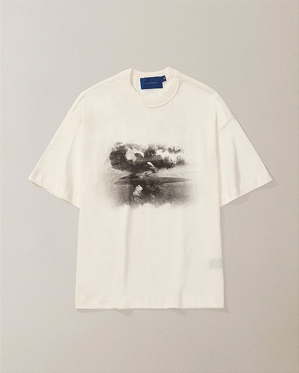 Camiseta Quadro Creations - 24 de Outubro Boxy Branco