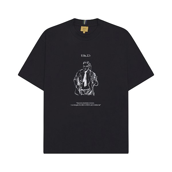 Camiseta Class - "Class Rádio Da Legalidade" Preta