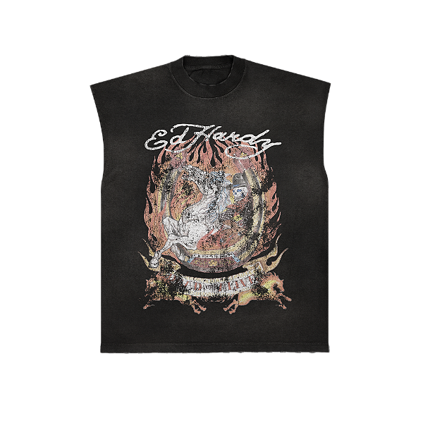 Regata "Horse" Ed Hardy x Matuê Preta