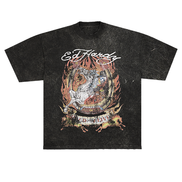 Camiseta "Horse" Ed Hardy x Matuê Estonada