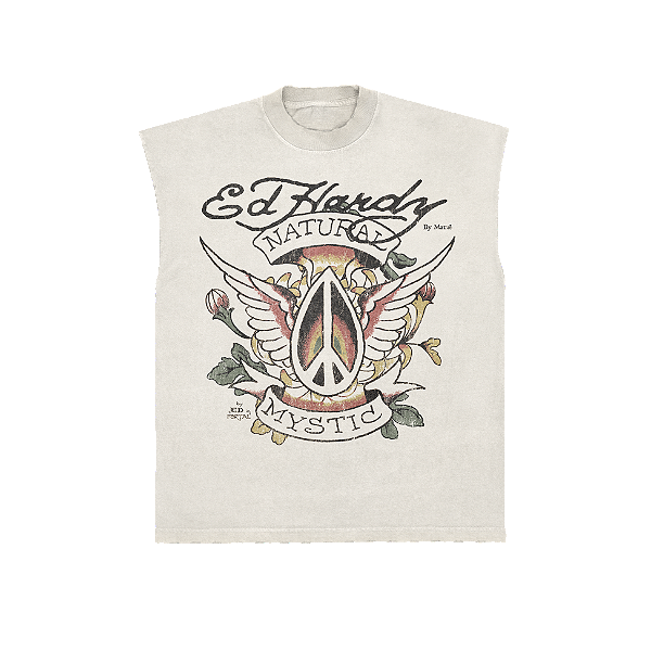 Regata "Natural Mystic" Ed Hardy x Matuê Branca