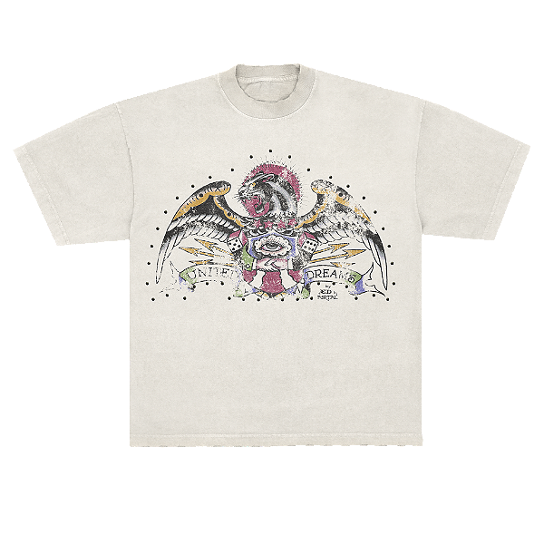 Camiseta "Until Dreams" Ed Hardy x Matuê Branca
