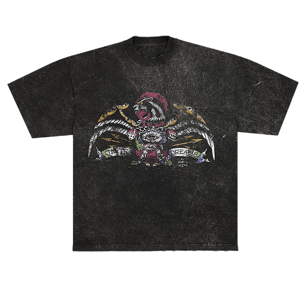 Camiseta "Until Dreams" Ed Hardy x Matuê Estonada