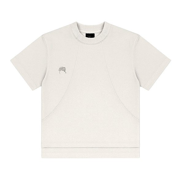 Camiseta Sufgang - Boxy Barra Dupla 4SUF Branca