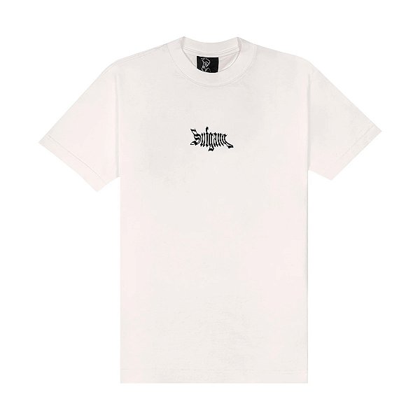 Camiseta Sufgang - Tee Basic Branca/ Logo Preto