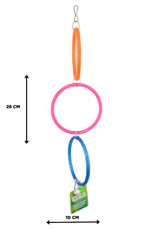 Brinquedo para Pássaro 3 Argolas G