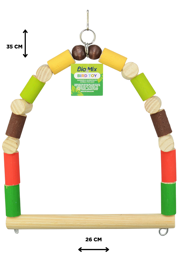 Brinquedo para Pássaro Trapézio Arco G