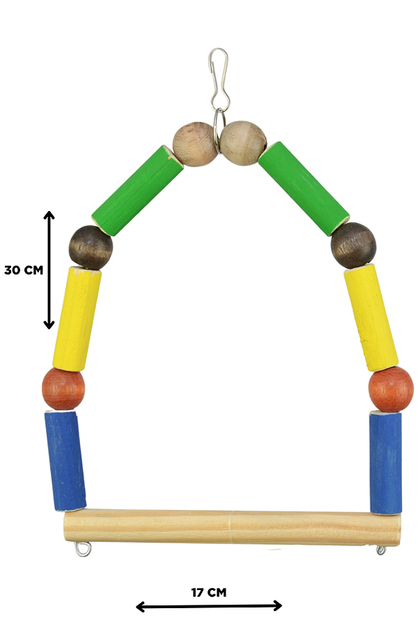 Brinquedo para Pássaro Trapézio Arco M