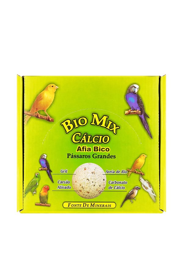 Afia Bico Biomix Pássaros Grandes - Caixa 18 un