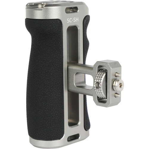 Alça lateral universal Sirui SC-SH com braçadeira NATO e montagens de 3/8"-16 para gaiolas de câmeras.