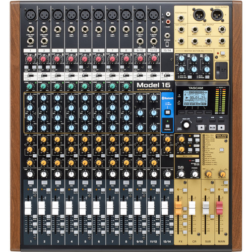 GRAVADOR AO VIVO  E CONSOLE DE MIXAGEM COM INTERFACE DE ÁUDIO MODEL 16 MIXER DIGITAL