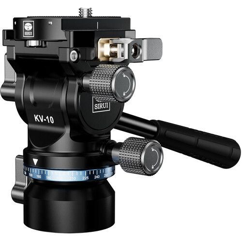 Sirui KV-10 Pan e Tilt Head com base niveladora.