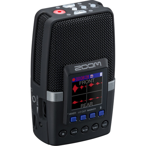 Gravador portátil Zoom H2essential Multi-Mic de 32 bits
