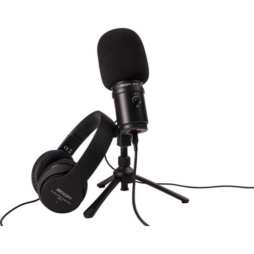 Kit de microfone para podcast Zoom - ZUM-2PMP