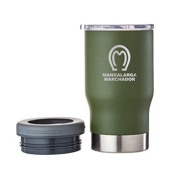 Copo Térmico Versátil Verde - Mangalarga Marchador