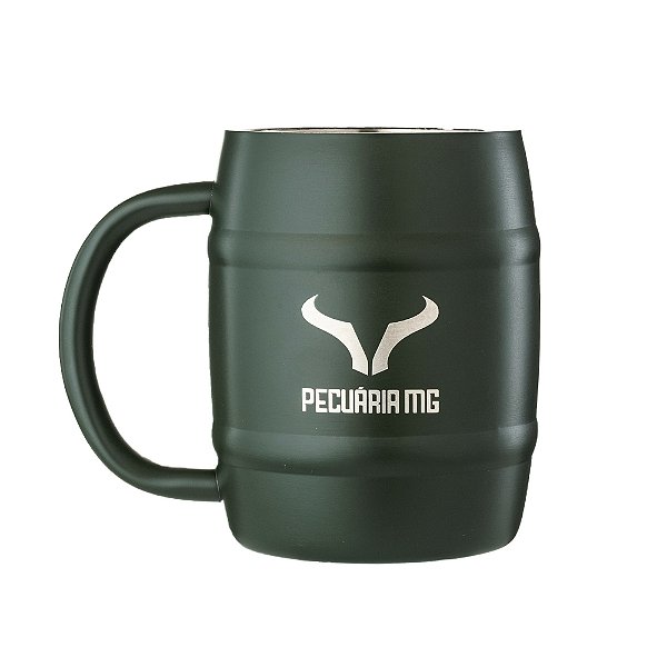 Caneca Térmica Inox Verde 420ml